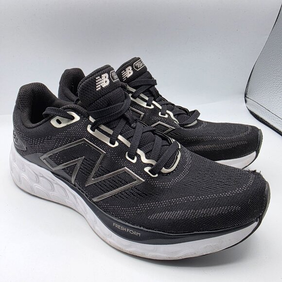 New Balance Fresh Foam 680v8 Womens Size 8 Black Athletic Shoes Walking Running - Picture 1 of 14